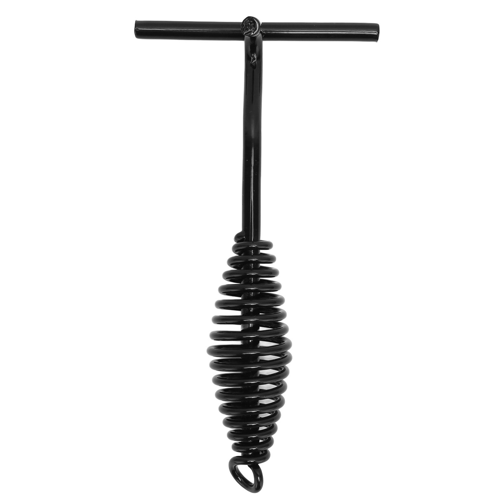 Lid Lifter 26CM Length Spiral Handle Black Finish Iron Extended Design view 3