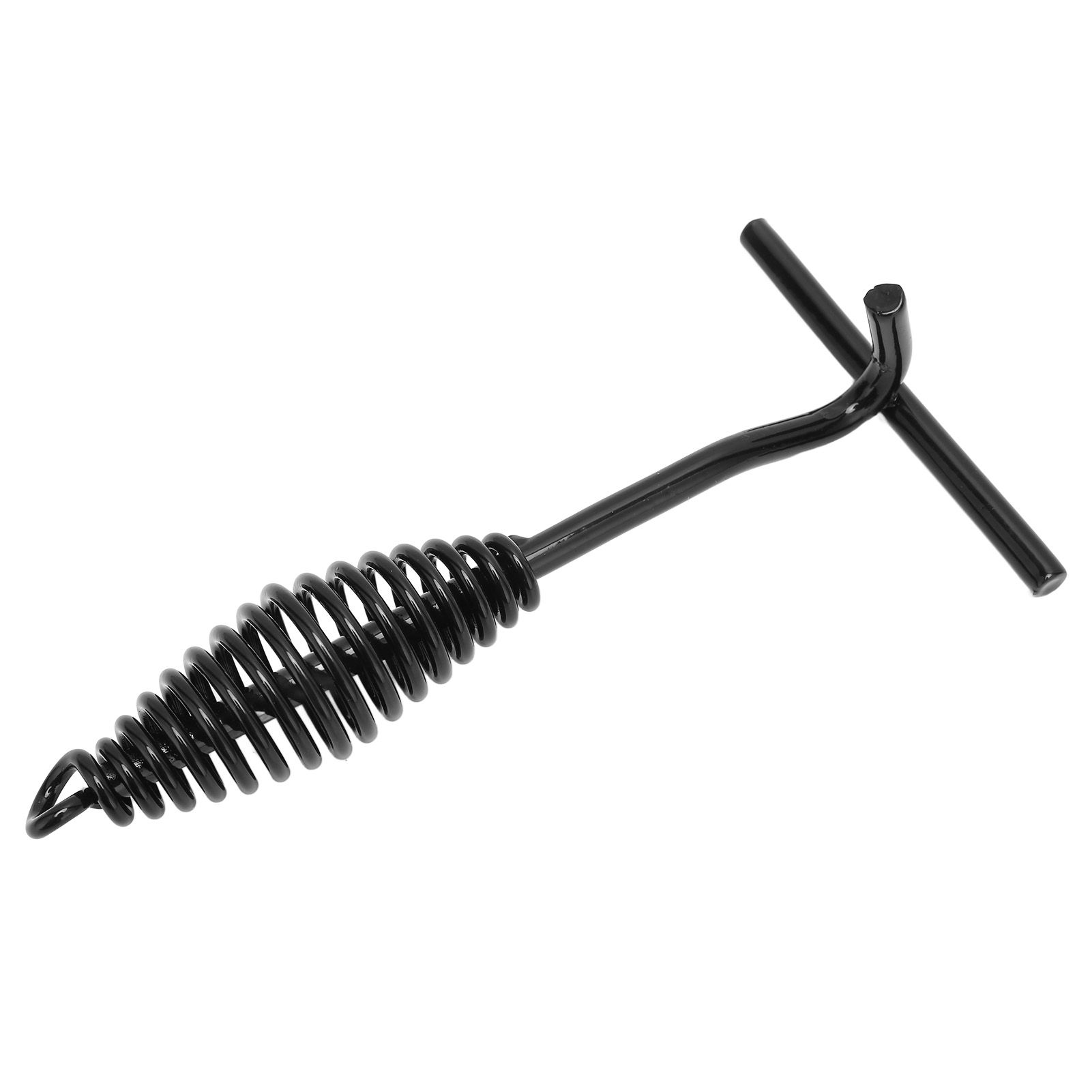 Lid Lifter 26CM Length Spiral Handle Black Finish Iron Extended Design view 9
