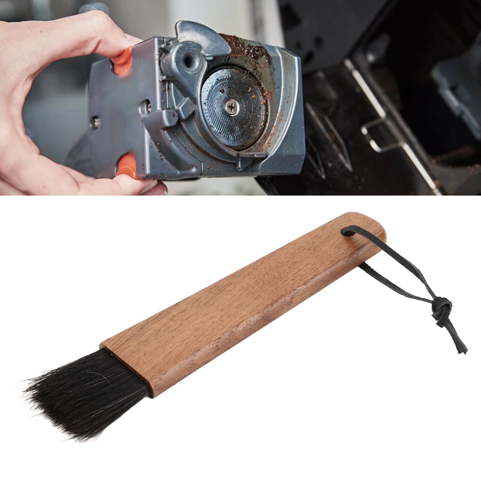 Coffee Grinder Brush Soft Bristles Long Handle Coffee Machine Cleaning Tool view 11