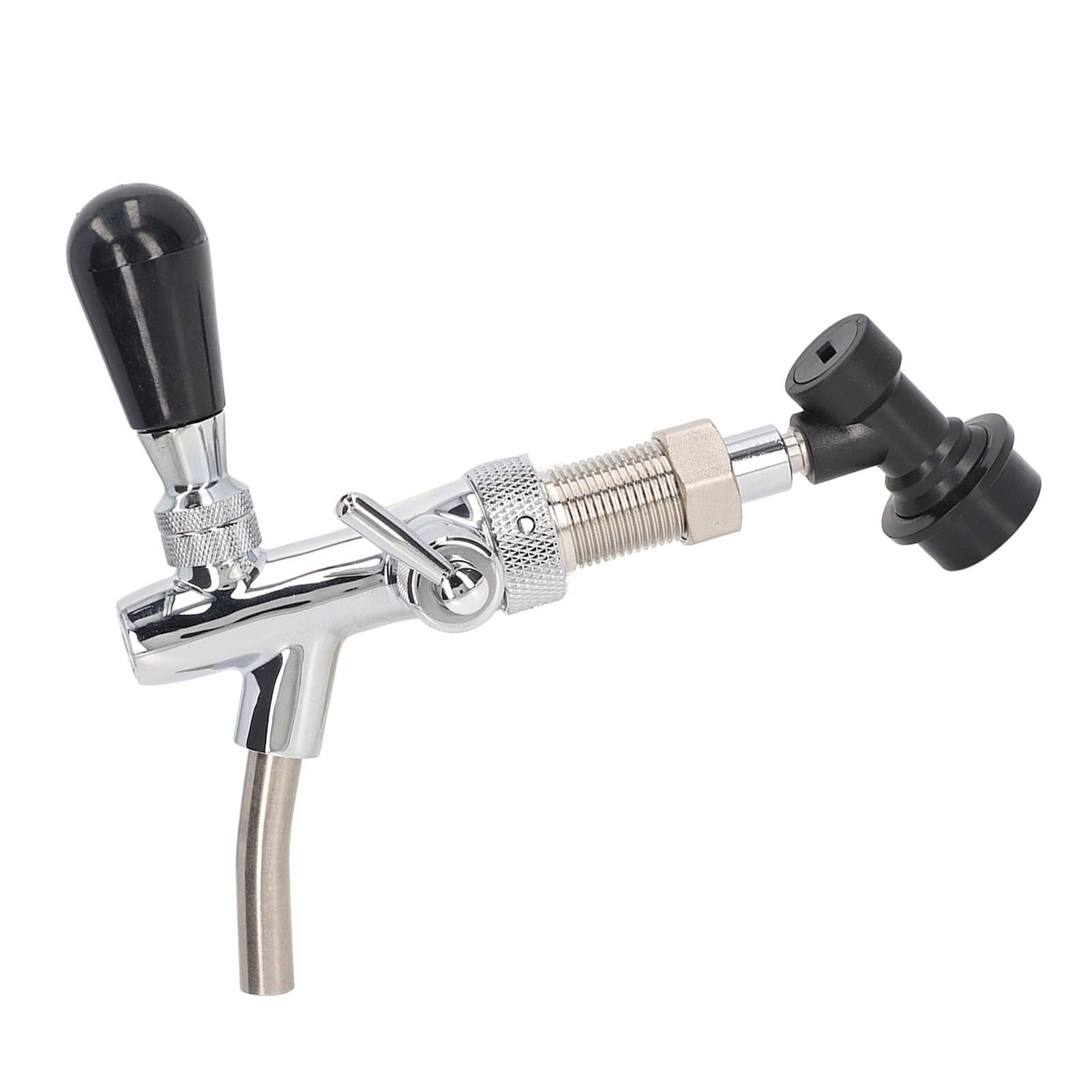G5/8 Beer Tap 304 Stainless Steel Adjustable Beer Faucet Liquid Dispenser for view 2
