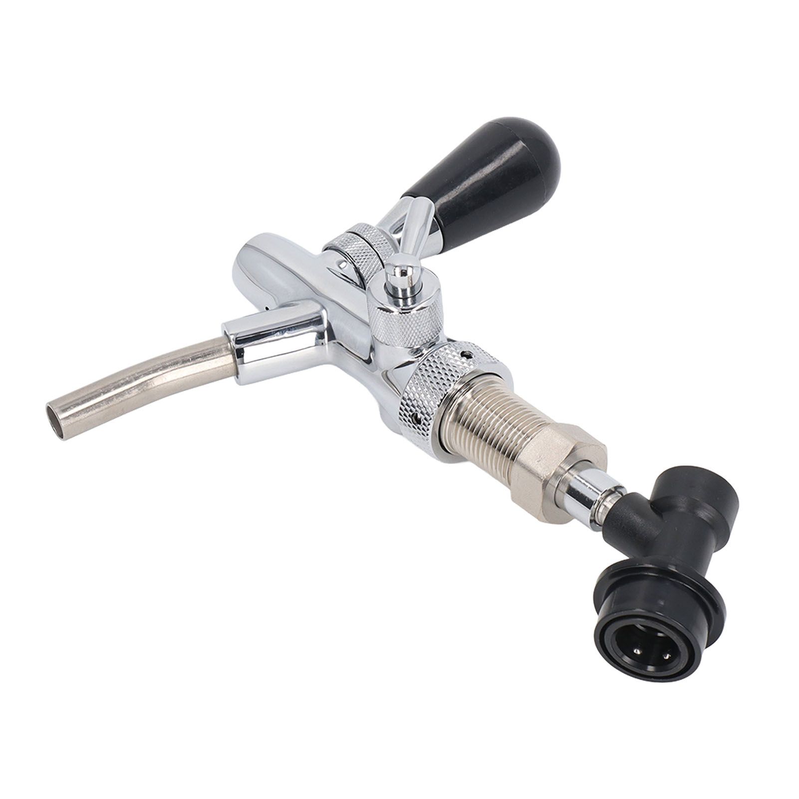 G5/8 Beer Tap 304 Stainless Steel Adjustable Beer Faucet Liquid Dispenser for view 5