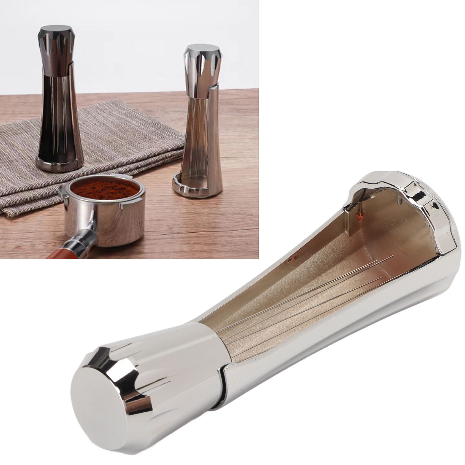 Stainless Steel Coffee Powder Stirring Tool Coffee Stirrer Distribution Tool view 11
