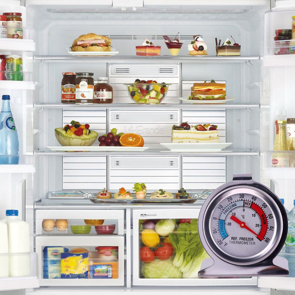 Refrigerator Thermometers Large Dial Fridge Freezer Thermometer with Hook view 3