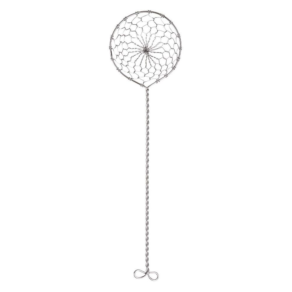 Fondue Sieve Stainless Steel Fondue Strainer with Long Handle Kitchen Colander view 2