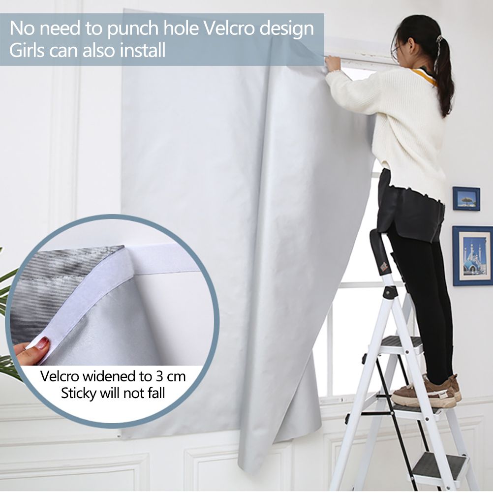 Light Block Shade Cloth Sunscreen Curtain Fabric Waterproof UV Blackout Curtains view 4