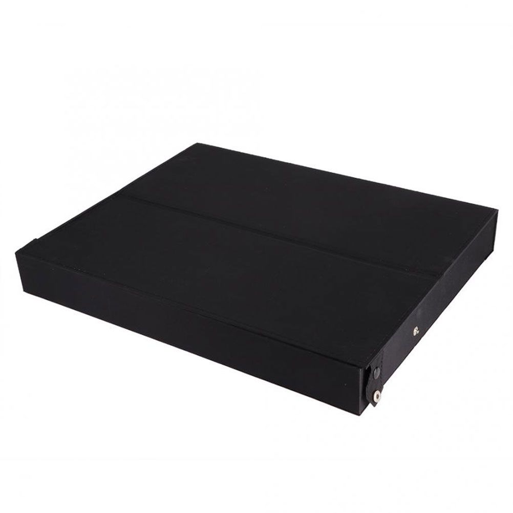 18 Grids PU Leather Eyeglass Glass Display Storage Cases Folding Cover view 2