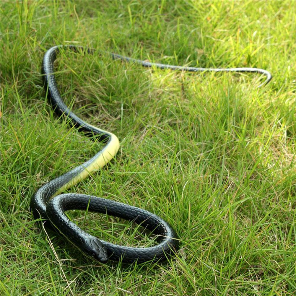 Long Realistic Garden Rubber Snake Fake Snakes for Fool's Day Halloween view 8