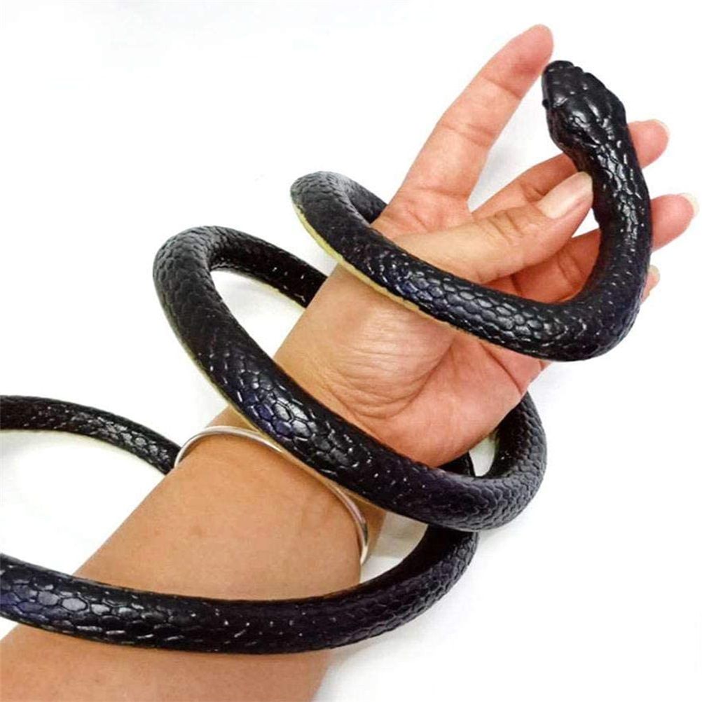 Long Realistic Garden Rubber Snake Fake Snakes for Fool's Day Halloween view 9