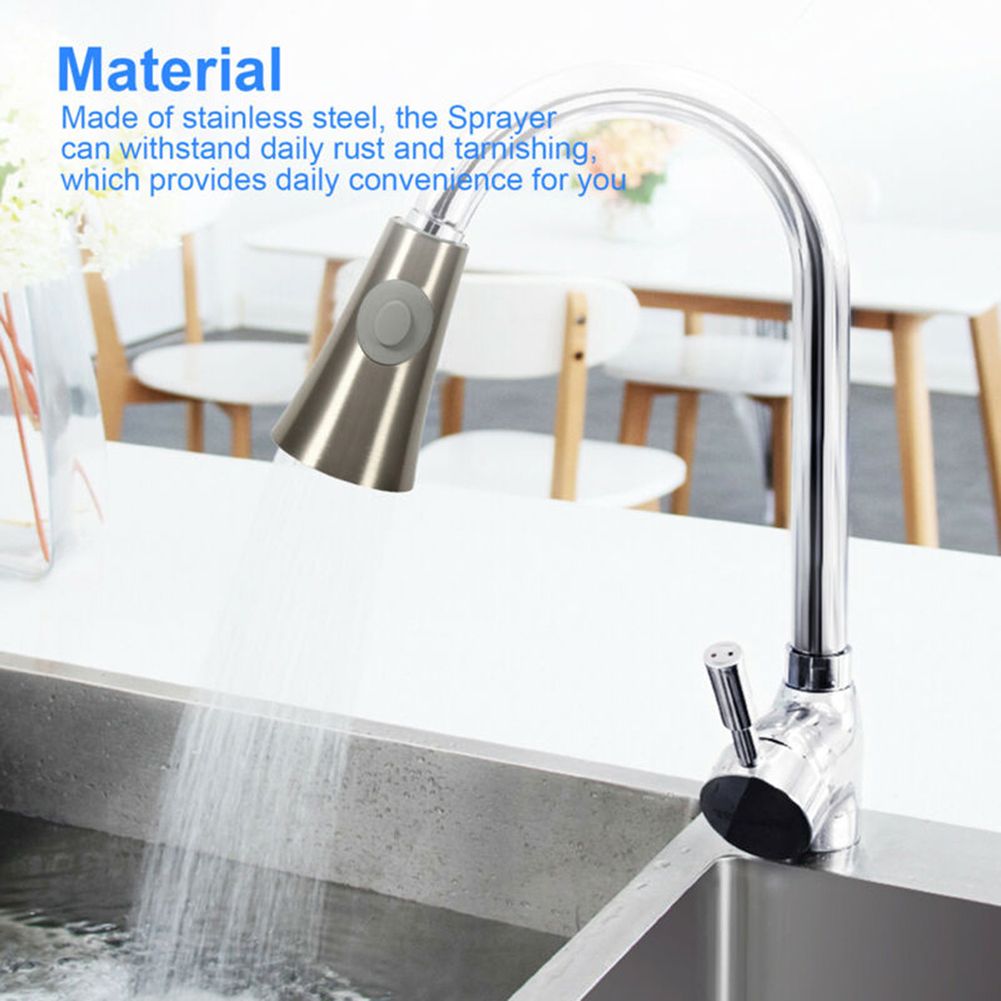 Kitchen Sink Pull Down Faucet Sprayer Pull Out Spray Head Replacement Head view 7