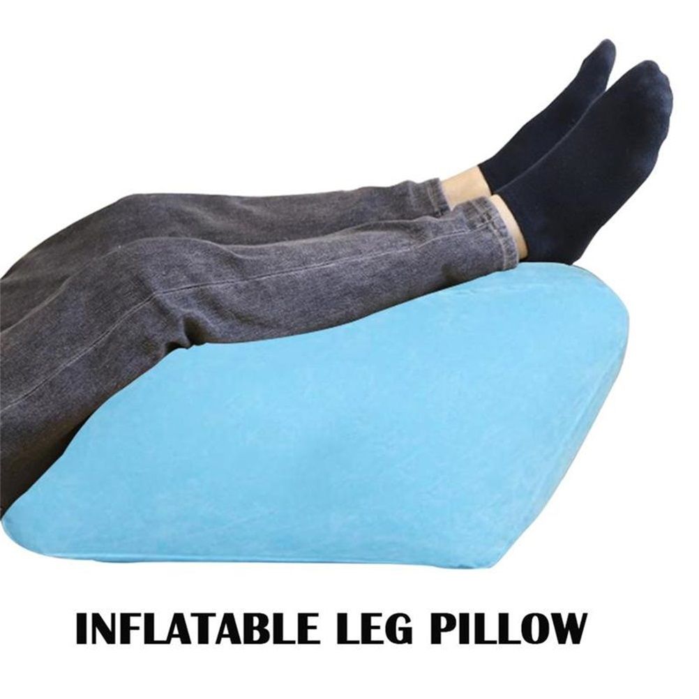 Inflatable Foot Rest Pillow Leg Knee Support Cushion Wedge Pillow for Office view 7