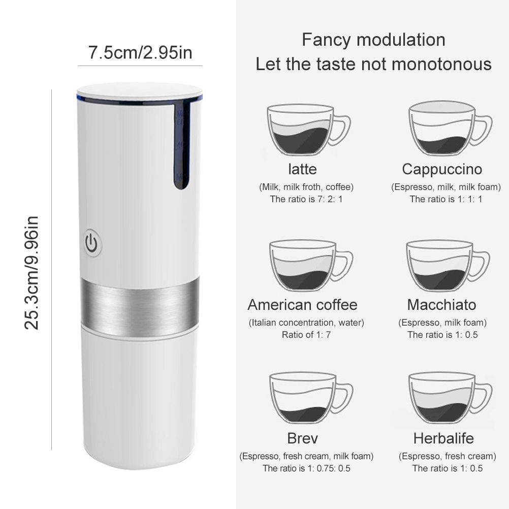 Portable Espresso Machine USB Coffee Maker Small Travel Coffee Machine view 2