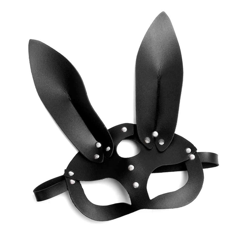 Women Sexy Rabbit Ears Mask Cute Bunny Long Ears Face Mask Halloween — image 1