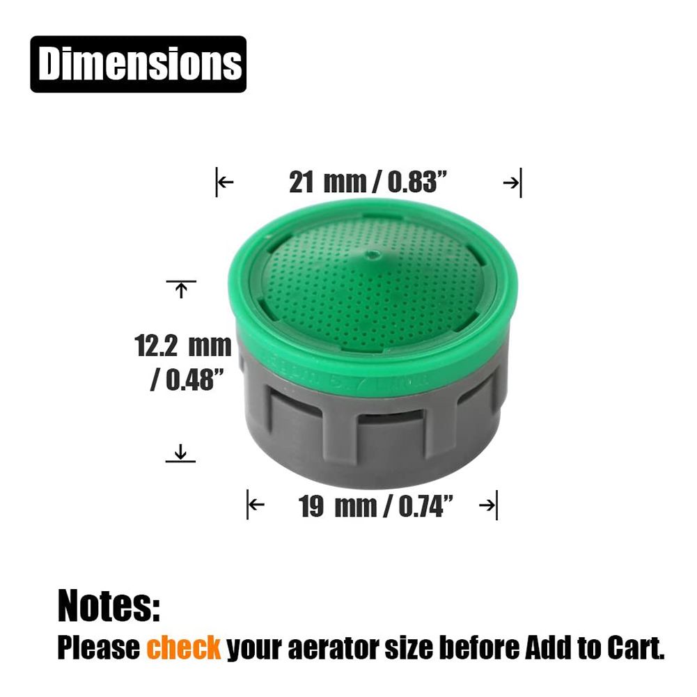 10Pcs Faucet Aerator Faucet Flow Restrictor Replacement Parts Insert Aerator view 3