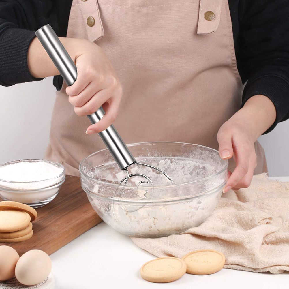 Stainless Steel Flour Coil Stirrer Flour Mixer Kitchen Blender Durable view 5