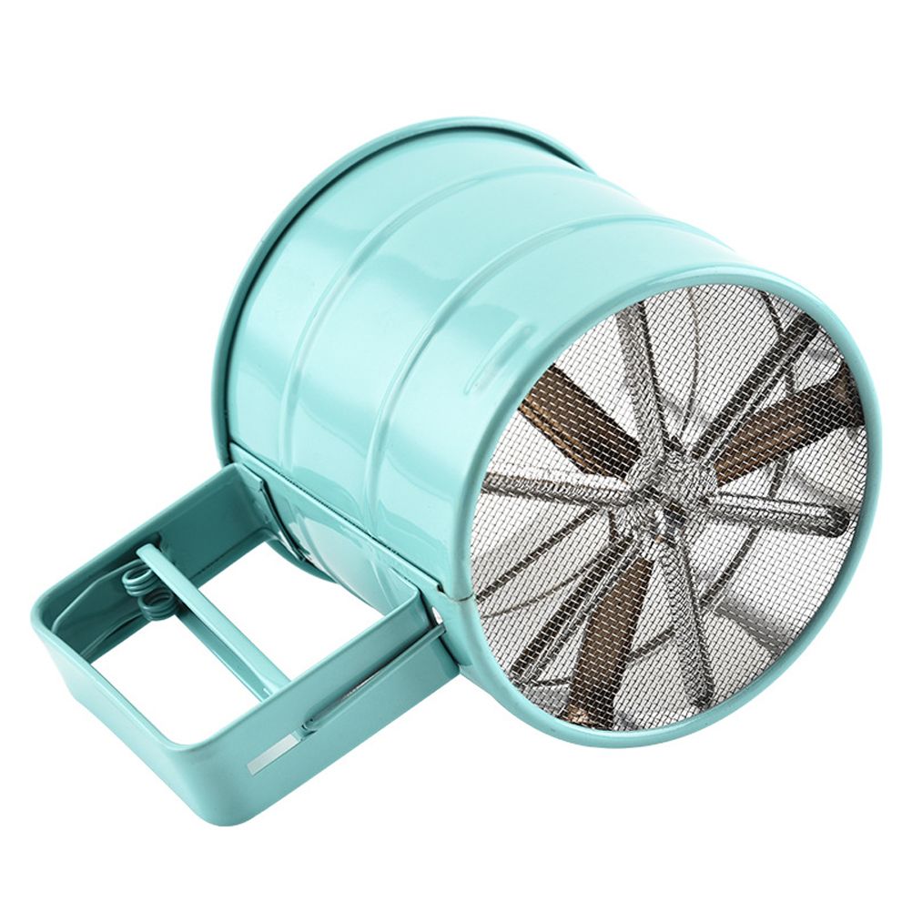 Handheld Flour Sieve Kitchen Semiautomatic Flour Sieve Cup Baking Tool view 3