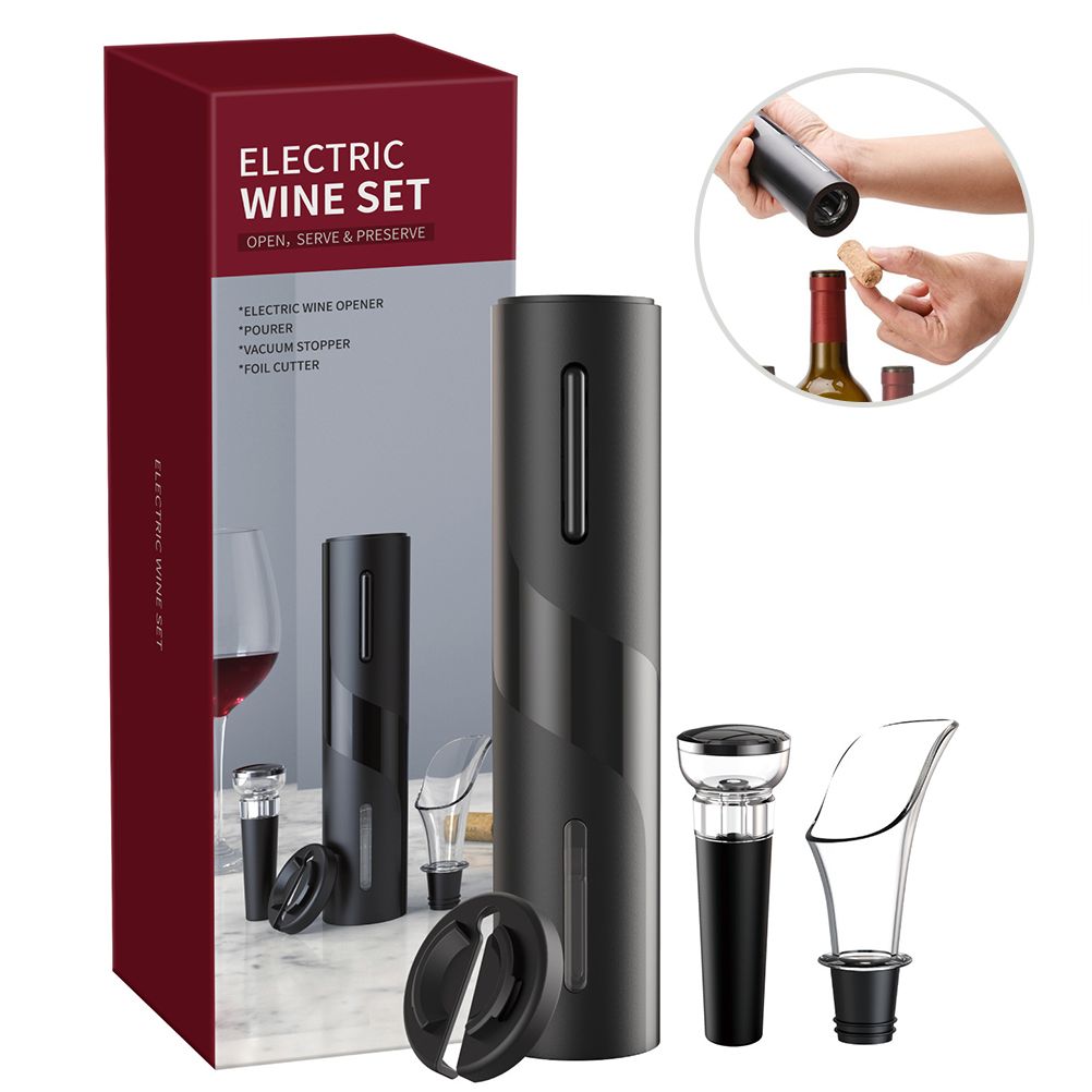 4 in 1 Wine Opener Set Electric Wine Opener Gift Set USB Charging Professional view 9