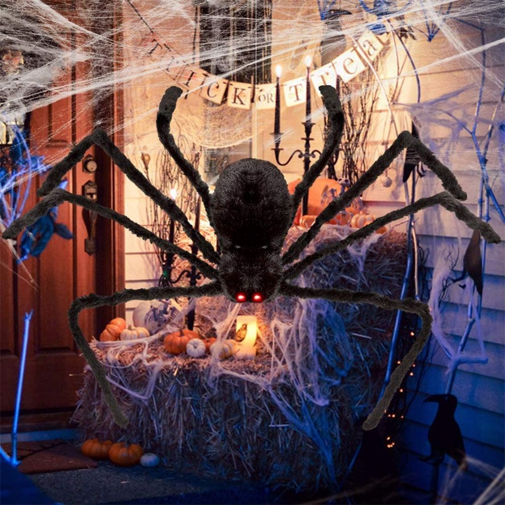 200cm Giant Halloween Spider Decorations Props Adjustable Simulation Hanging view 4
