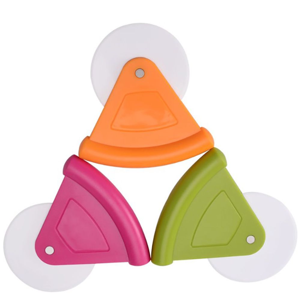 Plastic Pizza Wheels Cutter Pizza Slicing Tool Cake Bread Cutting Tools Baking view 2