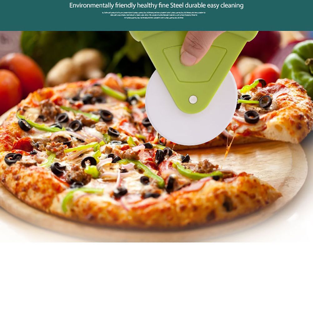 Plastic Pizza Wheels Cutter Pizza Slicing Tool Cake Bread Cutting Tools Baking view 5