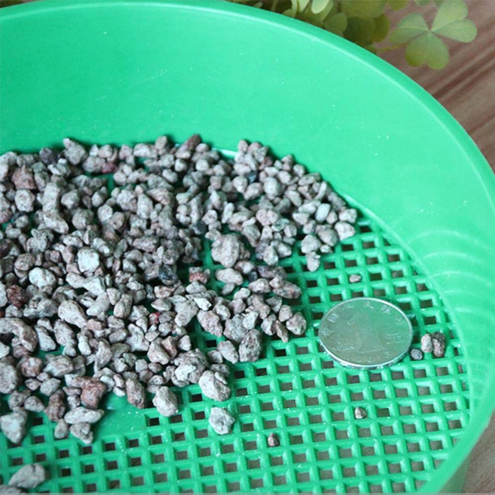Garden Soil Sieve Handheld Soil Stone Mesh Plastic Garden Sieve Gardening Tool view 2