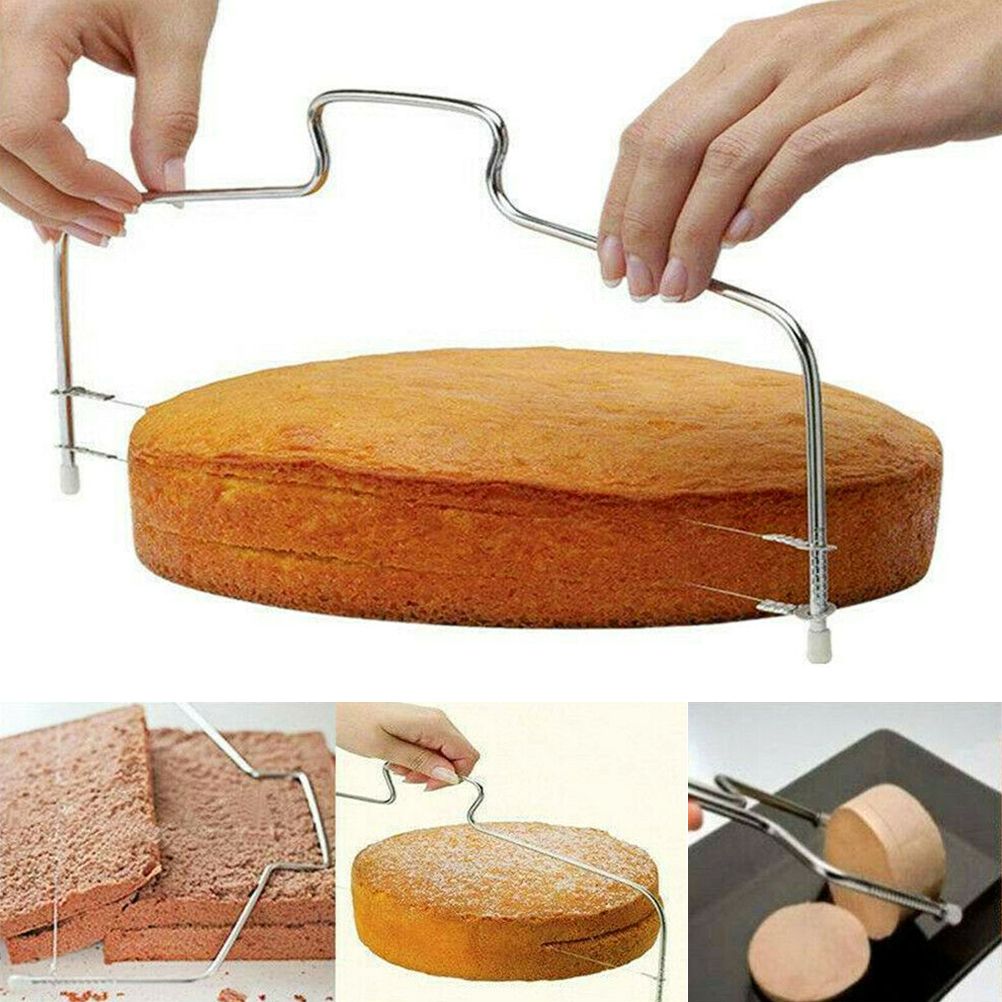 Cake Leveller Layer Cutter Wire Adjustable Cake Cutter Leveler Cake Slicer for