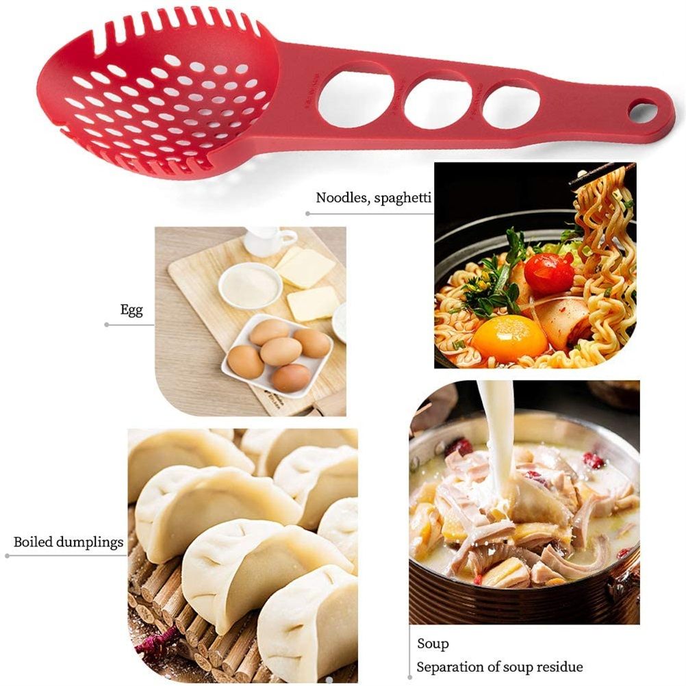 3 In 1 Multifunctional Spaghetti Spoon Claw Spoon Colander Spaghetti Measuring view 4