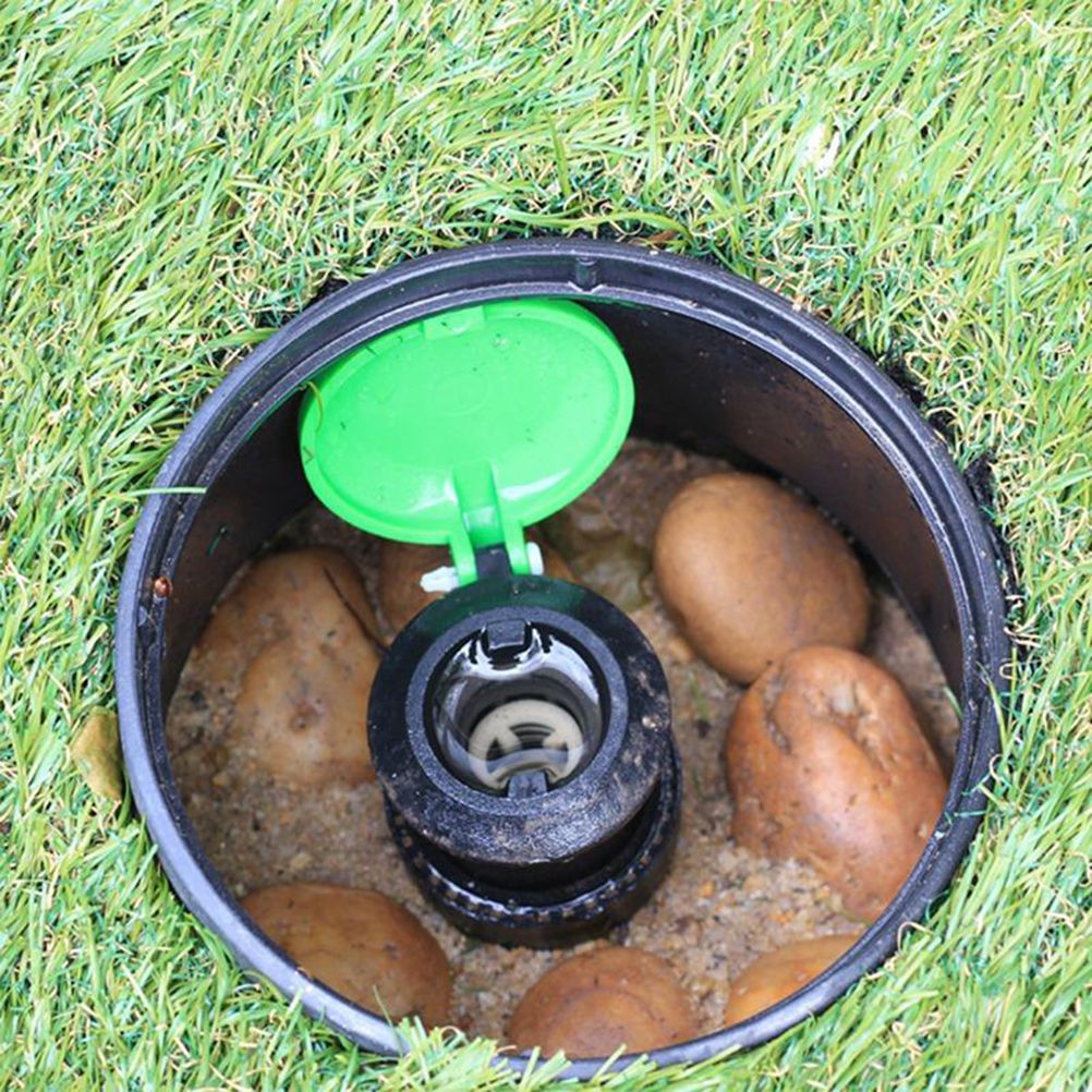 6 Inch Garden Lawn Underground Valve Box Cover Plastc Sprinkler Watering Valve view 4