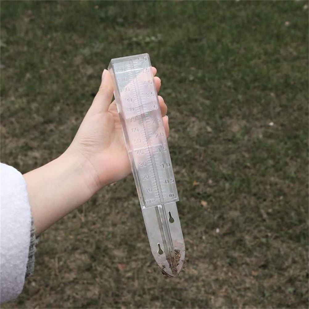120ml Rain Gauge Dual Scale Plastic Rain Gauge Outdoor Rain Measuring Tool view 6
