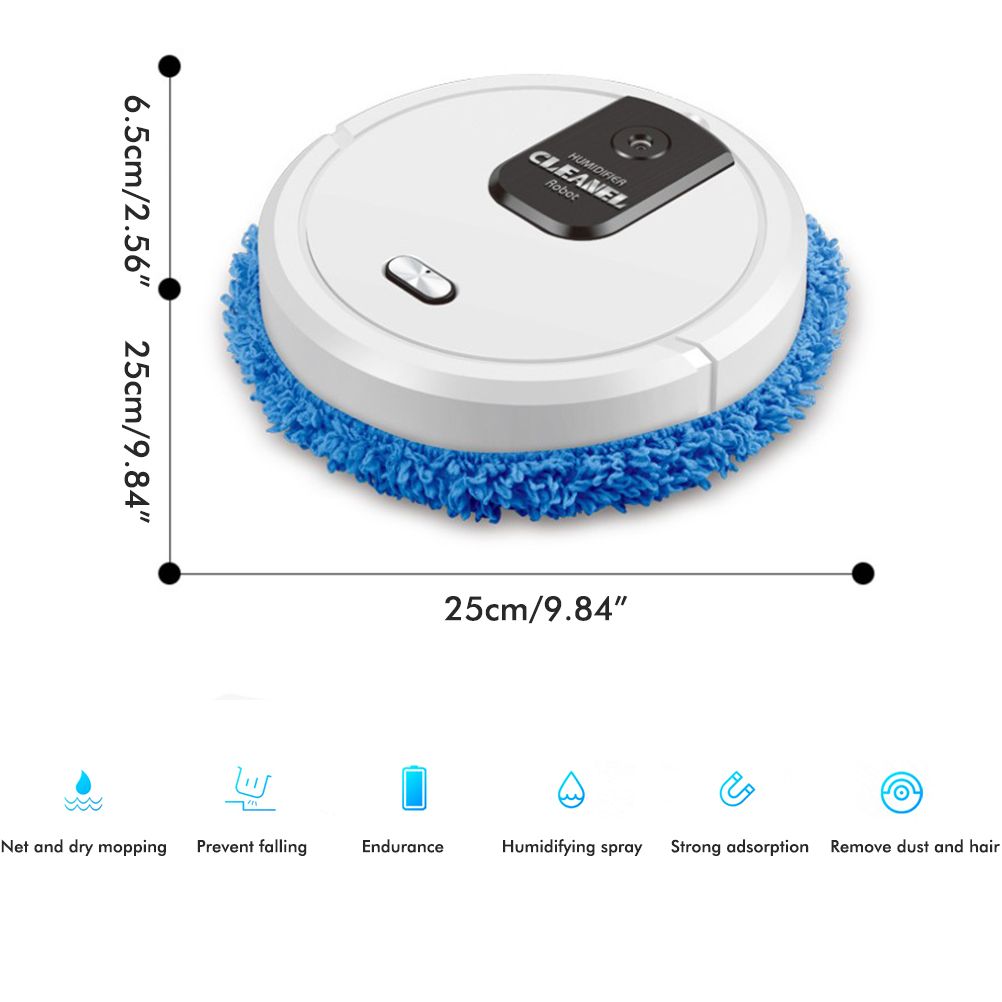 Robotic Cleaner Smart Mobile Humidifier Multifunction Wet Mopping for Cleaning view 7