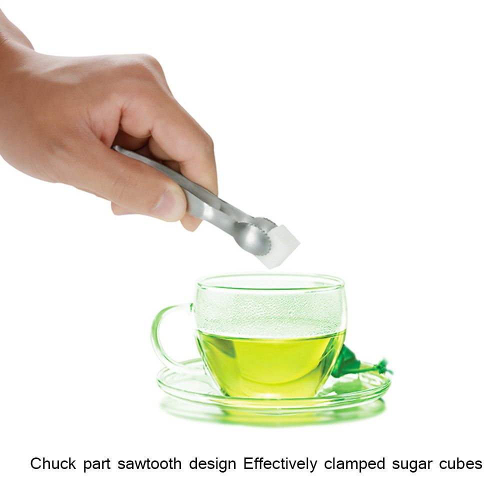 3PCS Stainless Steel Food Serving Tongs Mini Tongs for Sugar Tea Bag Kitchen Tool view 7