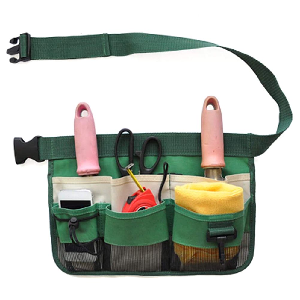 Gardening Tools Belt Bags Oxford Cloth Garden Waist Bag Hanging Pouch for view 3