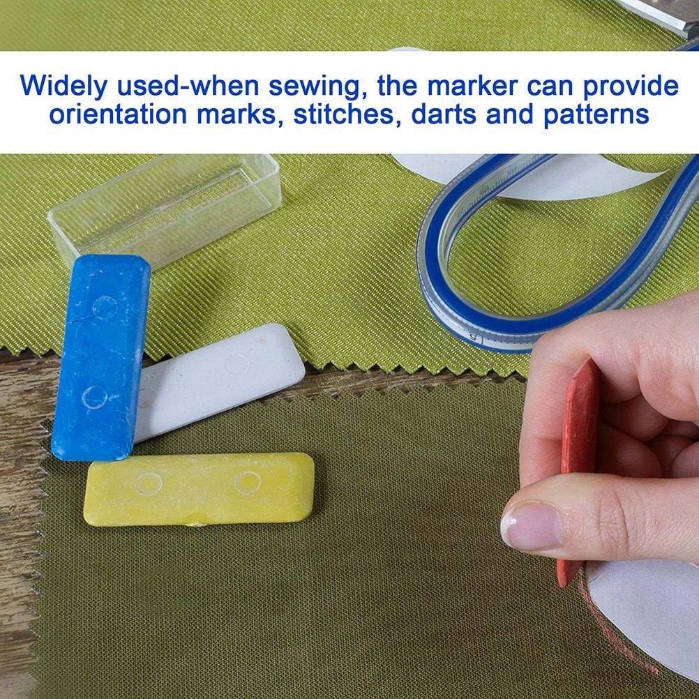 4Pcs Dressmaking Chalk Sewing Chalk Fabric Chalk for Marking Sewing Patterns view 3