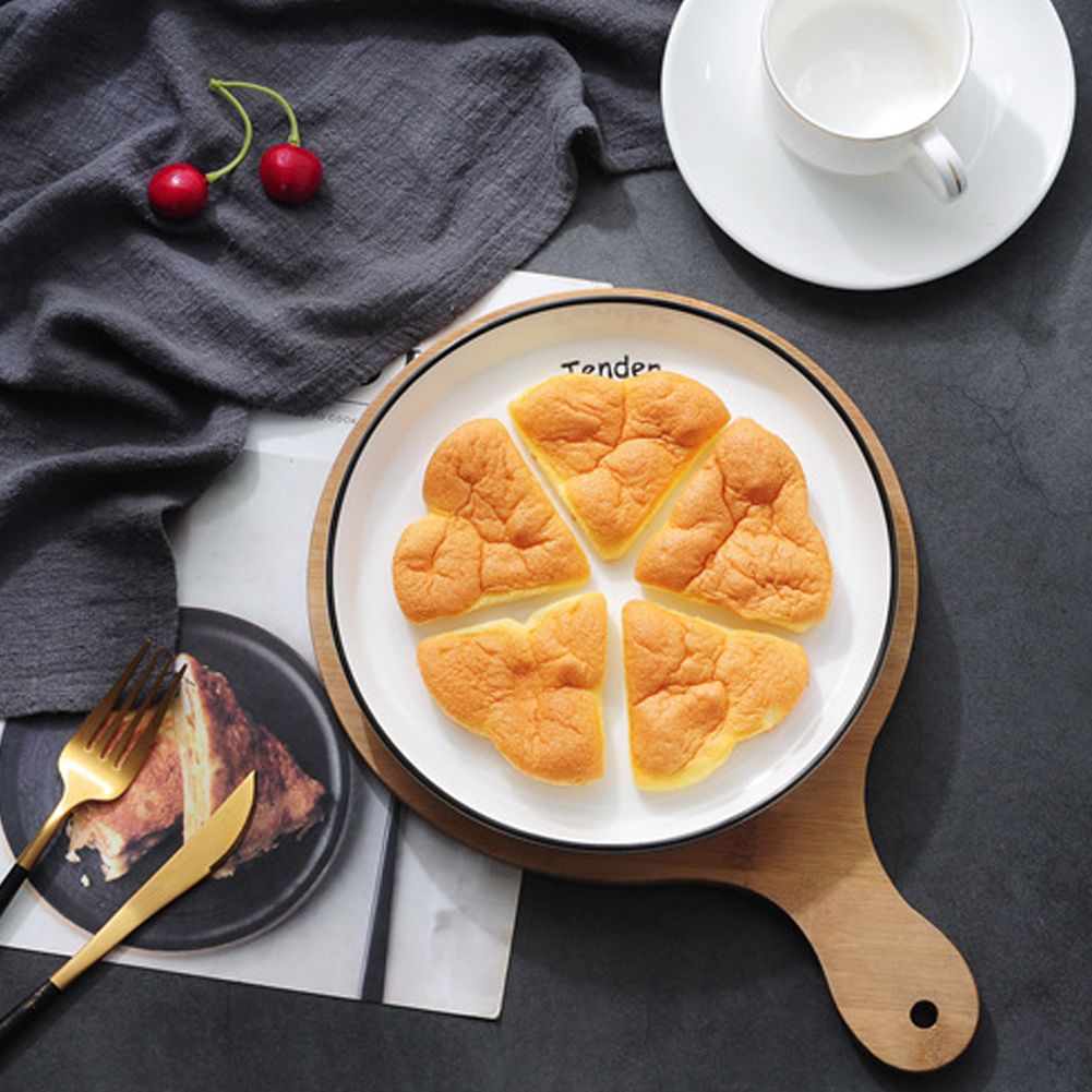 2PCS Silicone Waffle Mold 5 Cavity Heart Shaped Cake Muffin Pancake Mold for view 7
