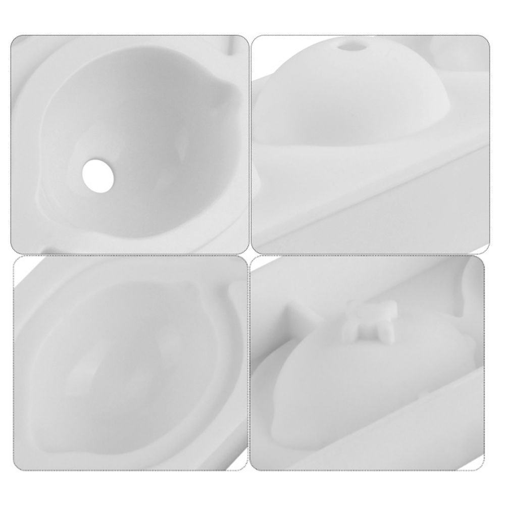 4-cavity Lemon Shaped Cake Molds Silicone Mousse Cake Molds Muffin Baking Pan view 2