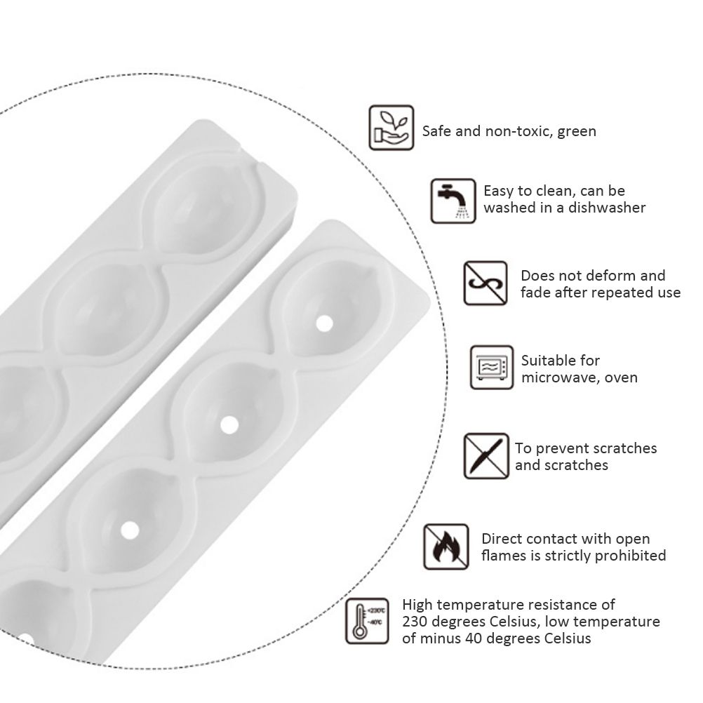 4-cavity Lemon Shaped Cake Molds Silicone Mousse Cake Molds Muffin Baking Pan view 4