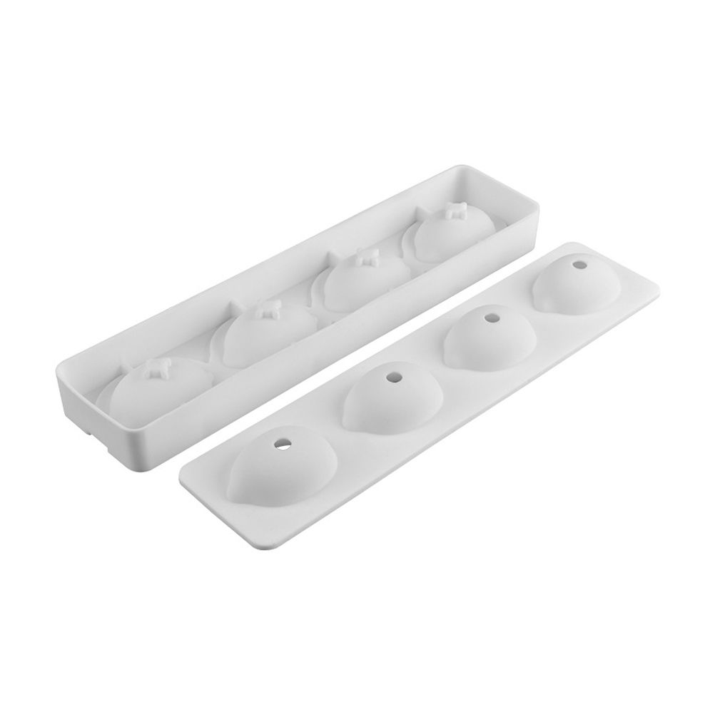 4-cavity Lemon Shaped Cake Molds Silicone Mousse Cake Molds Muffin Baking Pan view 6