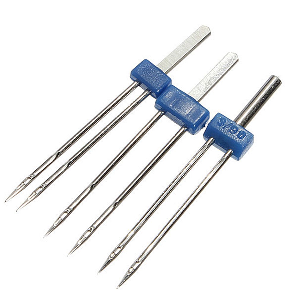 3PCS 2/3/4MM Double Twin Needles Double Twin Sewing Pins Sewing Machine