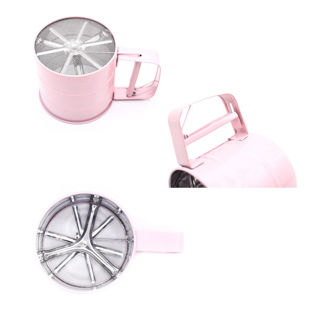 Kitchen Stainless Steel Flour Sifter Handheld Powder Flour Sieve Icing Sugar view 2