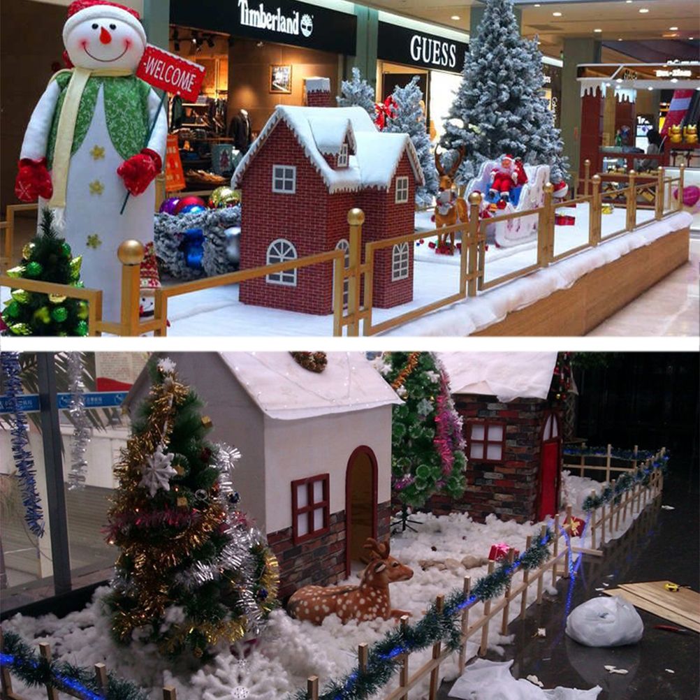 Christmas Snow Cover Blanket Artificial Cotton Blanket for Christmas Tree view 7