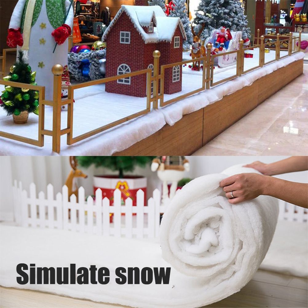 Christmas Snow Cover Blanket Artificial Cotton Blanket for Christmas Tree view 2