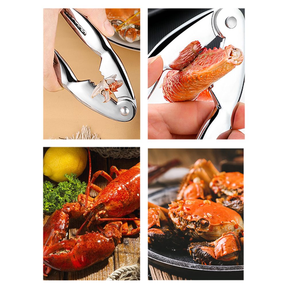 Lobster Tongs Seafood Clamp Tools Crab Claws Shrimp Clips Nuts Walnut Clamps view 4