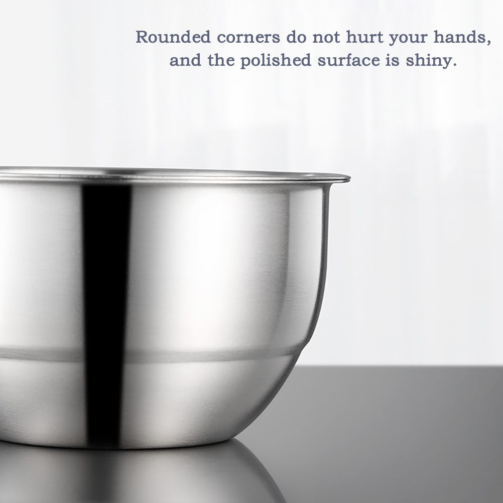 Stainless Steel Steaming Egg Bowls With Lid Anti Scald Food Mixing Bowl DIY view 5