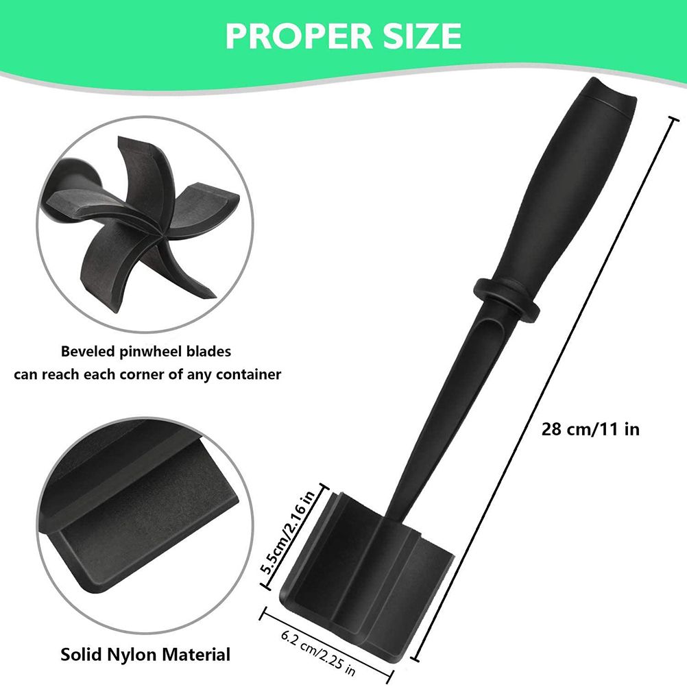 Meat Chopper Multifunctional Ground Beef Masher Ground Beef Turkey Nylon view 4