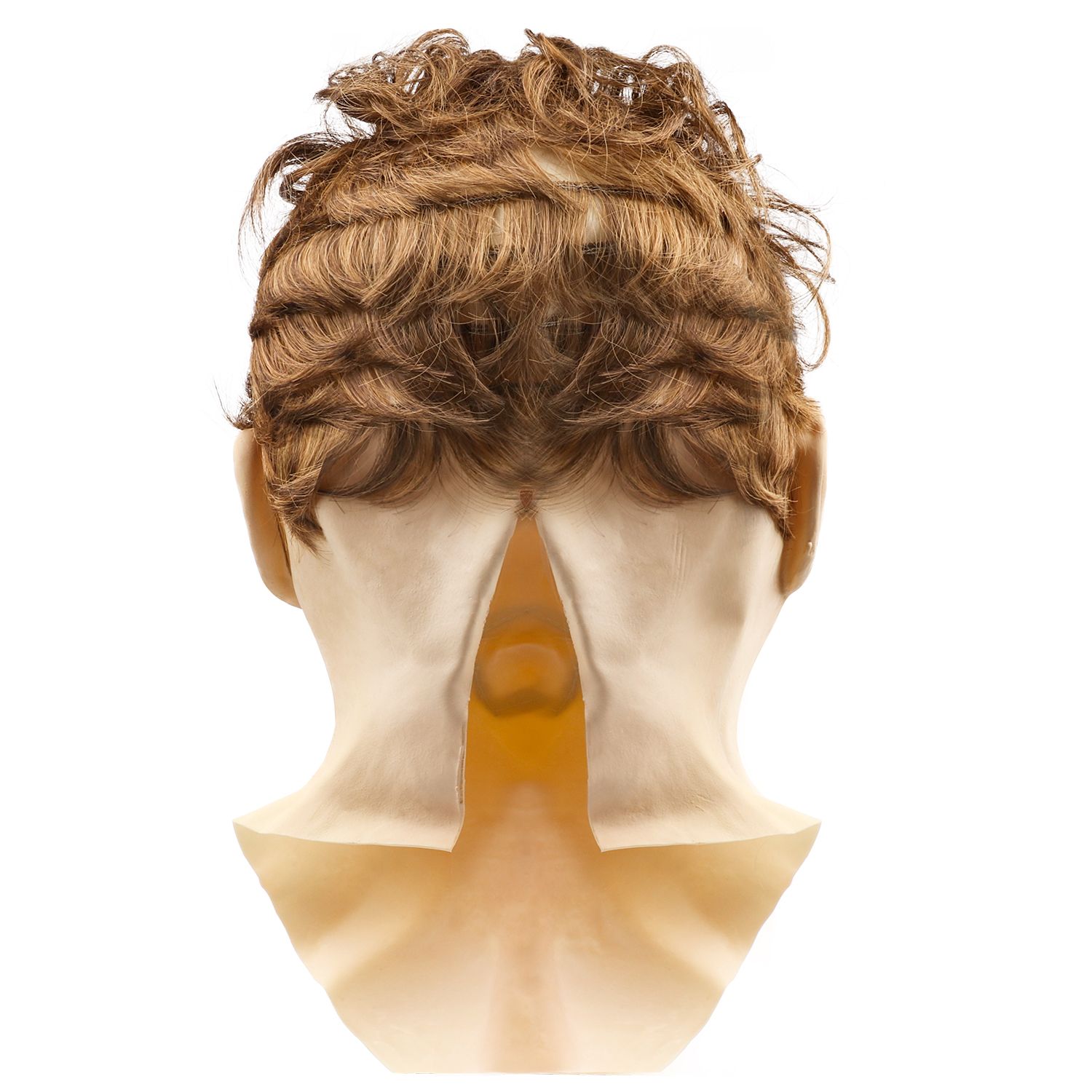 Halloween Latex Young Man Face Cover Headgear for Masquerade Halloween view 6