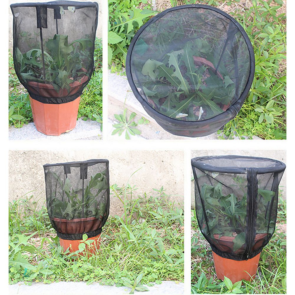 Plant Net Cover Protective Zipper Mesh Net Bag Garden Plant Cover Fruit view 3