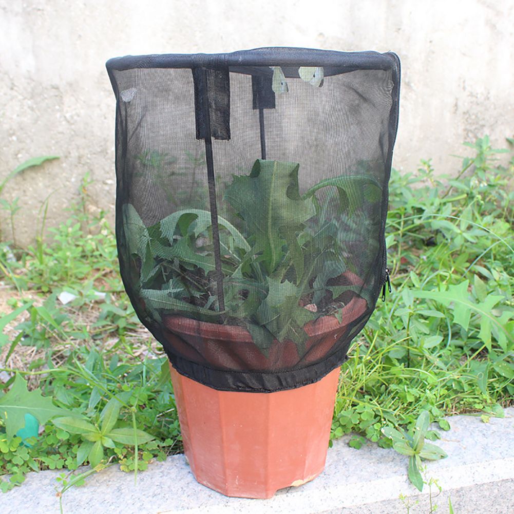 Plant Net Cover Protective Zipper Mesh Net Bag Garden Plant Cover Fruit view 14