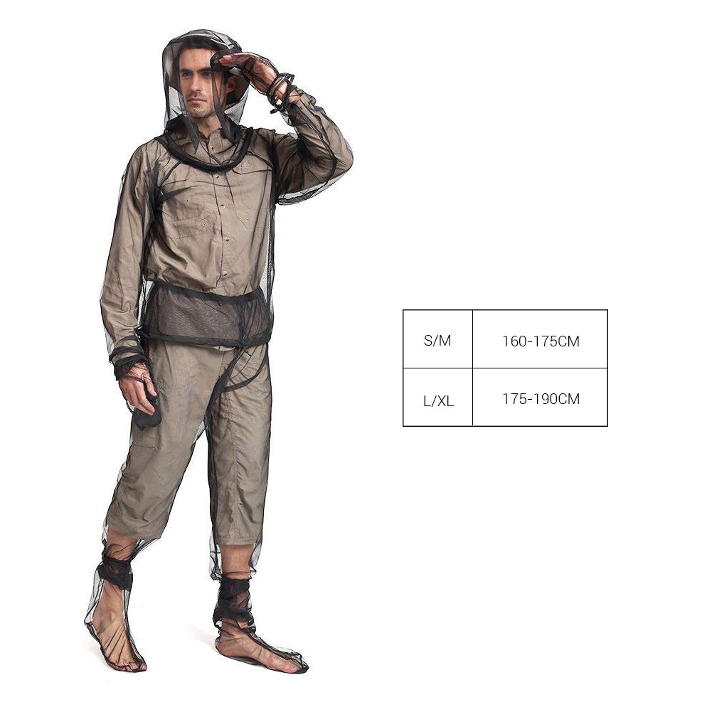 Unisex Ultra Fine Mesh Anti Mosquito Suit for Summer Outdoor Activities view 2