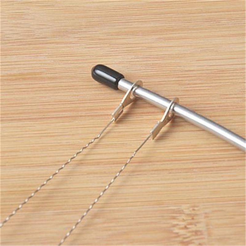 1PC Stainless Steel Adjustable Wire Cake Cutter Grater Leveler DIY Cake Baking view 10