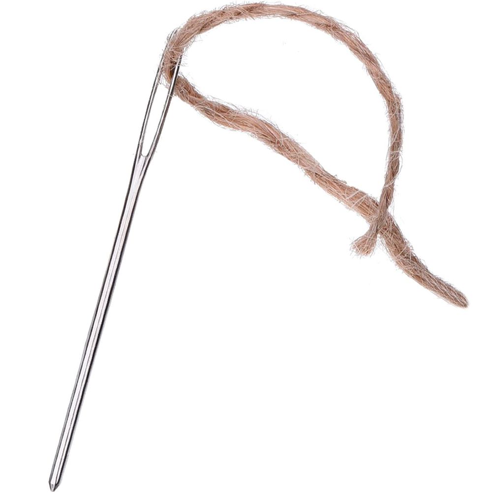 Large Eye Blunt Needles Steel Yarn Knitting Sewing Needles for Leather view 3