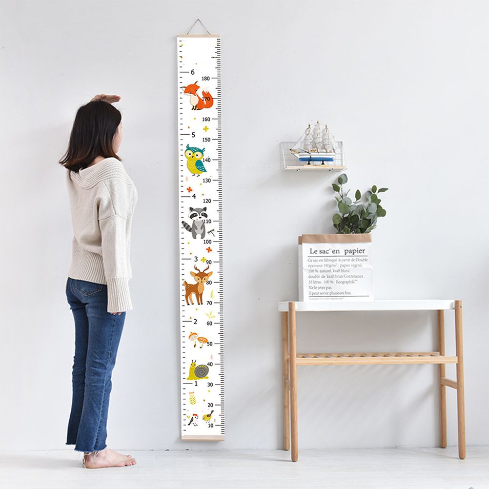 Baby Growth Height Chart Wall Ruler Stickers Decals for Kids Boys Wall Ruler view 5